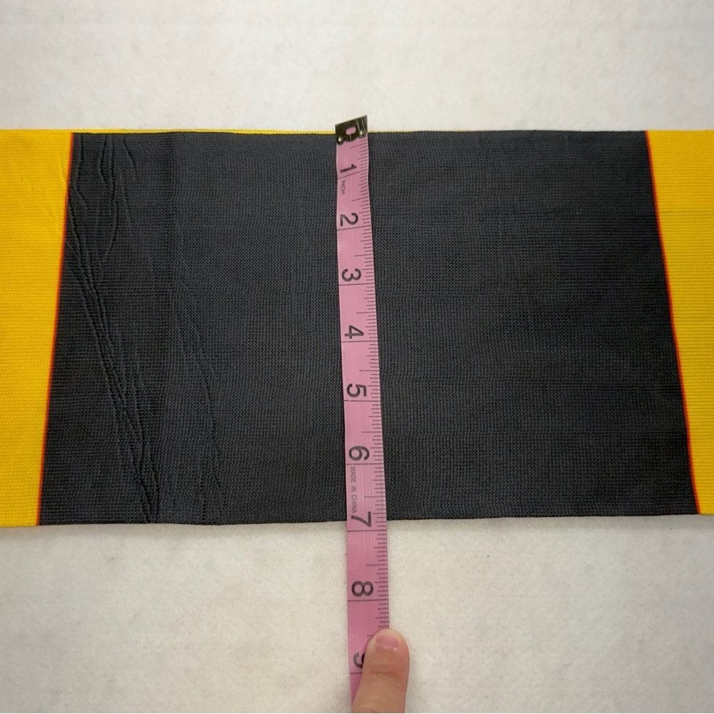 Charleston Battery Yellow Black Scarf Polyester Soccer - Picture 7 of 11
